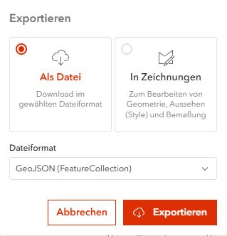 Neuer einheitlicher Export-Dialog
